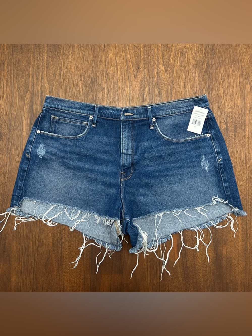 NWT Good American Good 90s Jean Shorts
